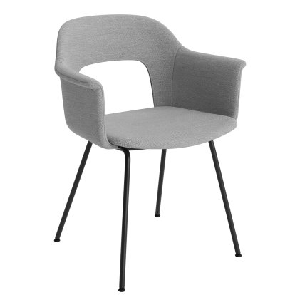 Chaise Layout 214 avec rembourrage intégral et accotoirs, Mode 008