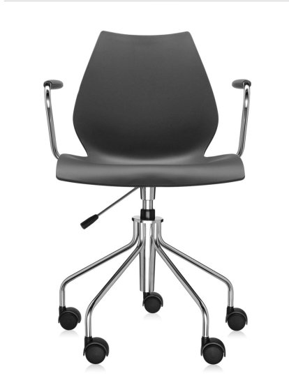 Chaise Maui Swivel Chair, Avec accoudoirs, Anthracite