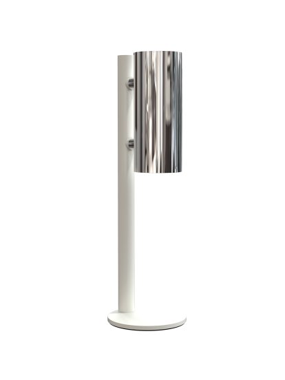Nova distributeur de Désinfection De Table, Blanc mat, Inox poli