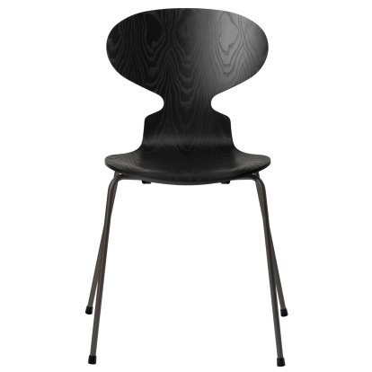 Chaise Fourmi (Ant), Frêne coloré, Noir, Warm graphite