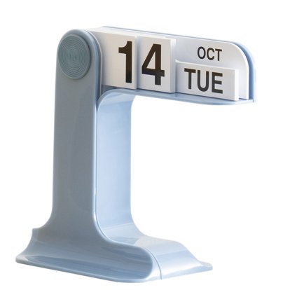 Calendrier de bureau Timor, Bleu clair