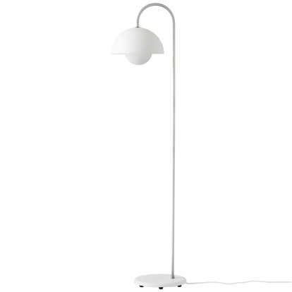 Lampadaire Flowerpot VP12, Blanc mat