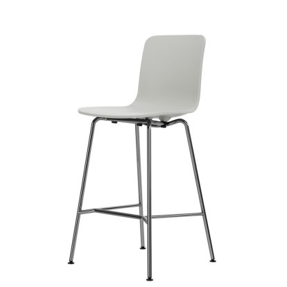 Tabouret de bar HAL RE, Coton blanc RE, Version cuisine: 645 mm, Chromé