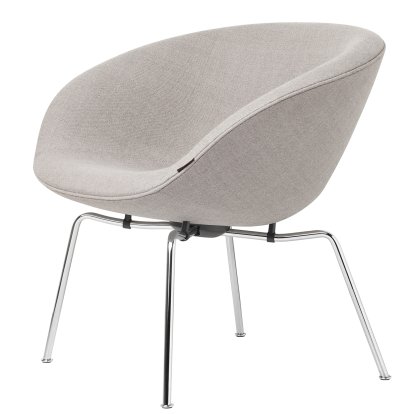 Fauteuil Pot, Chromé, Capture, Capture 4101 - Gris clair