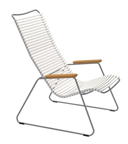 Fauteuil Lounge Click, Muted White