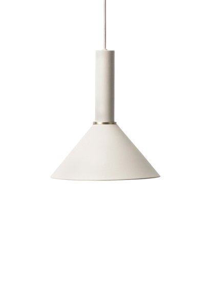 Collect Lighting, Haut, Gris clair, Cone, Light grey