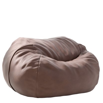 Beanbag Vetsak, L (H 90 x Ø 140 cm), Cuir - Pierre
