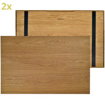 Plateau en bois pour étagères USM Haller, taille L, 75 cm x 50 cm, Chêne, huilé naturel