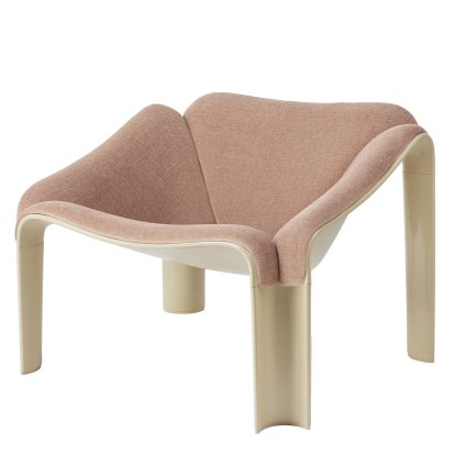 Fauteuil lounge F300, Vert pastel, Dedar - Belsuede Special FR