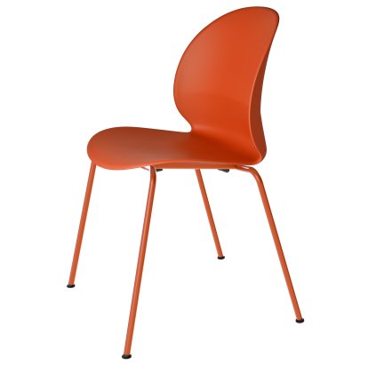 Chaise N02, Orange foncé , Monochrome