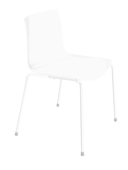 Catifa 46 Tube, Blanc, Unicolore, Blanc, Sans accoudoirs