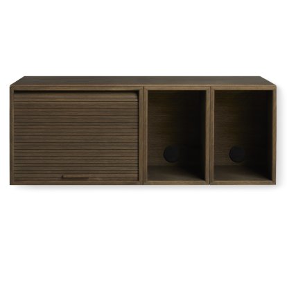 Étagère murale Hifive, Hifive 100, Chêne fumé