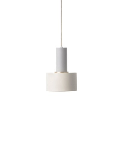 Collect Lighting, Bas, Gris clair, Disc, Light grey