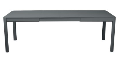 Table Ribambelle, L 149/234 x P 100 cm, Gris orage