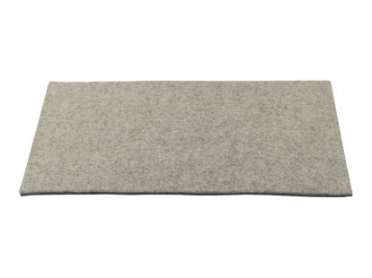 Coussin d'assise pour Ulmer Hocker, Avec rembourrage, Mélange gris clair (chaud)