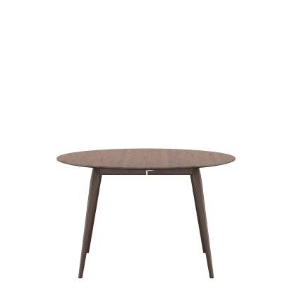 Table PLAYdinner Ronde, Chêne fumé, Sans rallonge, Sans rallonge