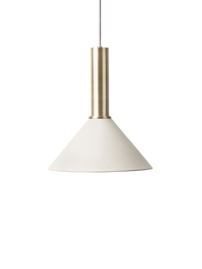 Collect Lighting, Haut, Laiton, Cone, Light grey