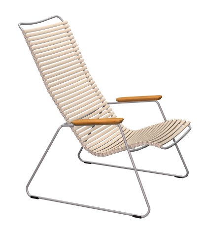 Fauteuil Lounge Click, Beige