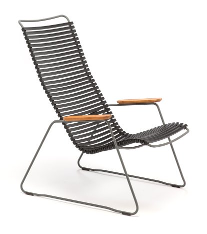 Fauteuil Lounge Click, Noir