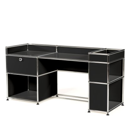 Bureau pour enfants USM Haller, Noir graphite RAL 9011