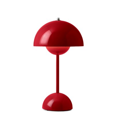 Lampe Flowerpot VP9 Portable, Rouge vermillon