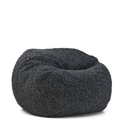 Beanbag Vetsak, M (H 70 x Ø 110 cm), Doodle - Gris foncé
