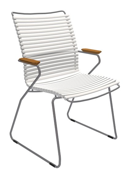 Chaise Click Tall, Muted White
