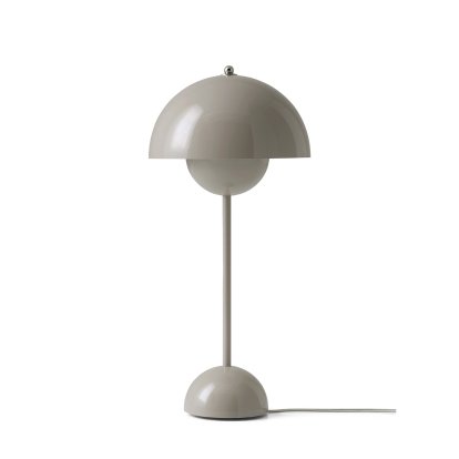 Lampe de table Flowerpot VP3, Gris beige  
