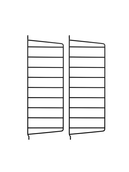 Échelle murale String System, Lot de 2, 50 x 20 cm, Noir