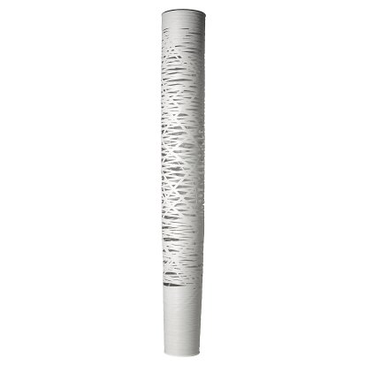 Tress Terra, grande (H 195 x ø 25 cm), Blanc