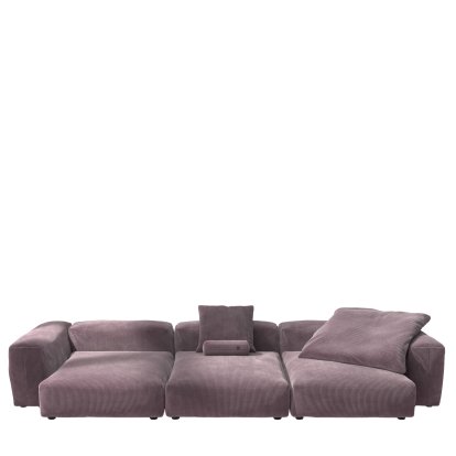 Vetsak Sofa Set 5, Cord velours - Blossom, Avec coussin