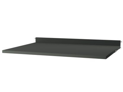 Plateau de bureau String System, Laqué gris foncé