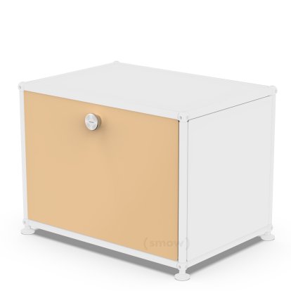 Porte abattante USM Haller, 50 cm x 35 cm, Beige USM