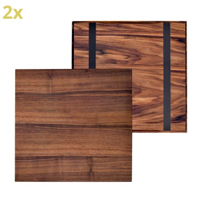 Plateau en bois pour étagères USM Haller, taille L, 50 cm x 50 cm, Noyer américain