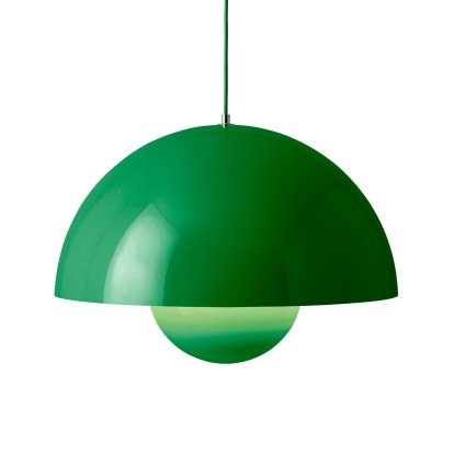 Suspension Flowerpot VP2, Signal green