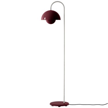Lampadaire Flowerpot VP12, Prune foncée
