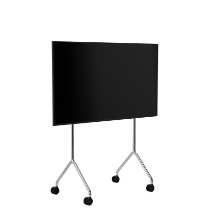 Support TV Moon Rollin', Light, Chrome