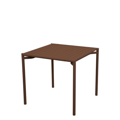 Table Bliss, 80 cm x 80 cm, Rouge du désert