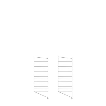 Échelle sur pied String System, Lot de 2, 85 x 30 cm, Gris