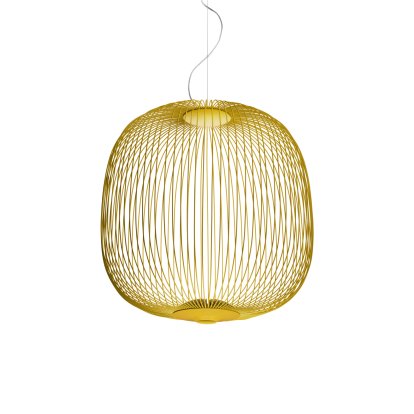 Spokes, Ø52 cm, Jaune doré, Non dimmable