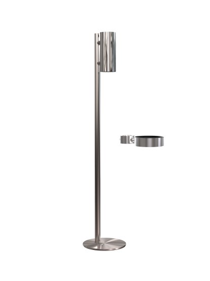 Nova distributeur de Désinfectant pour Sols, Inox brossé, Inox poli