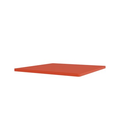 Plateau supérieur Panton Wire , Einzeln mittel (H 1,2 x B 34,8 x T 25,7 cm), MDF Rosehip