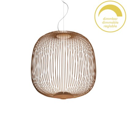 Spokes, Ø52 cm, Cuivre, Dimmable