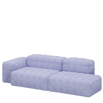 Canapé Henn Sofa Design 10, Accotoir à gauche, Vidar 4 - Bleu lilas 0723
