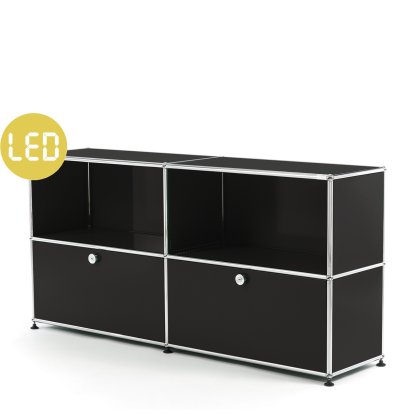 USM Haller E Sideboard L avec éclairage des compartiments