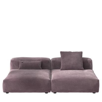 Vetsak Sofa Set 1, L, Cord velours - Blossom, Avec coussin