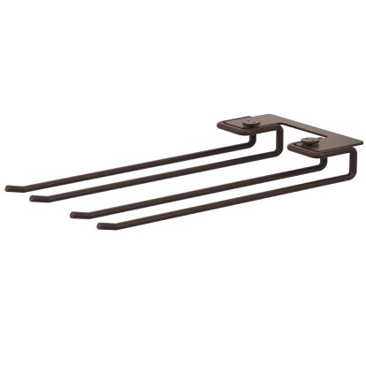 Porte-verres String System (Set de 2), L 13,5 x H 3 x P 30 cm, Brun foncé