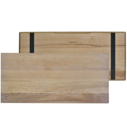 Plateau en bois pour étagères USM Haller, taille M, 75 cm x 35 cm, Chêne, huilé blanc