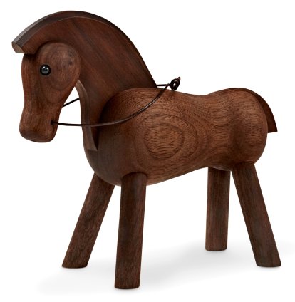 Cheval , Noyer huilé