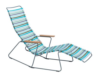 Chaise longue basculante Click, Multicolore 2
